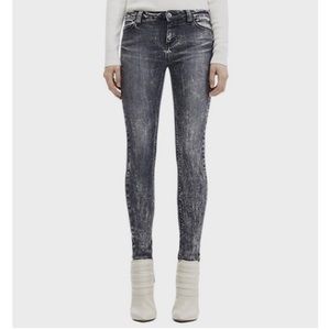IRO Rayanne acid wash skinny jean
